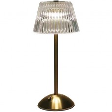 Επαναφορτιζόμενο Πορτατίφ LED 5W CCT Dimmable Μεταλλικό Μπρονζέ 3037